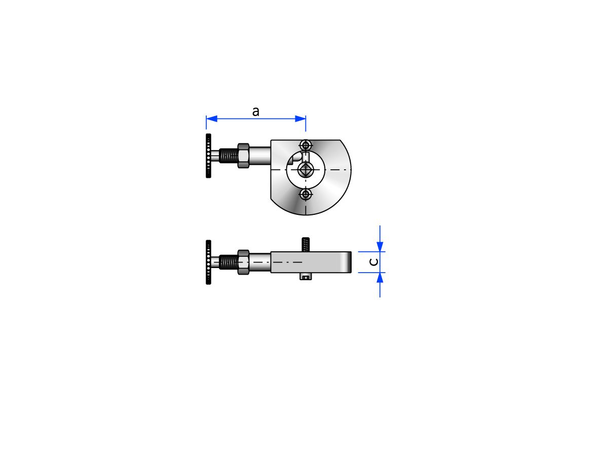 Mechanische Drehwinkelbegrenzung