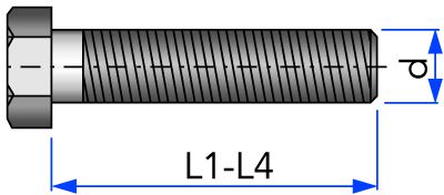 Sechskant-Schraube/Mutter/U-Scheibe