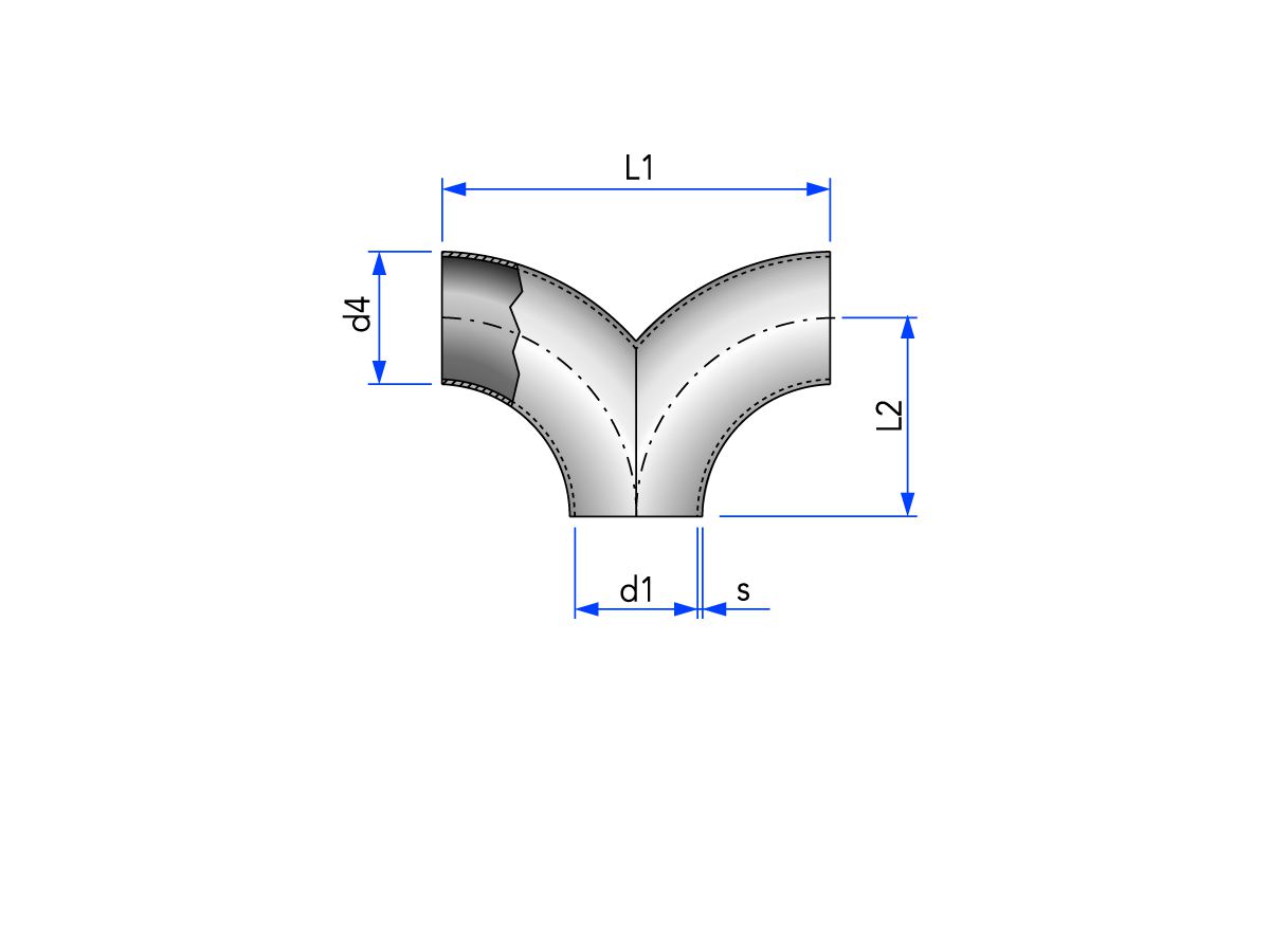 T-Doppelbogen S-S-S