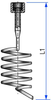 Spirale d'empêchement de mousse pour vanne d'éssai connexion