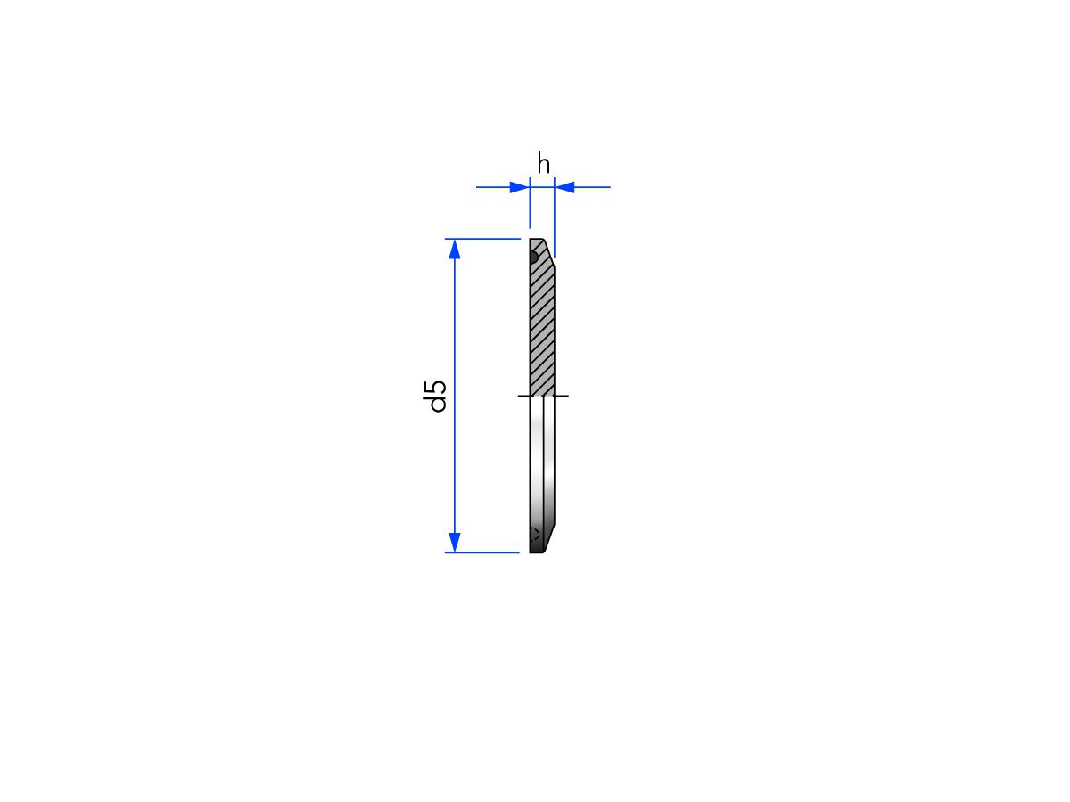 Raccord clamp d'obturation DIN 32676