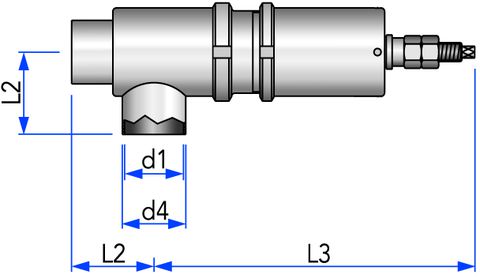Valve de débordement d'angle