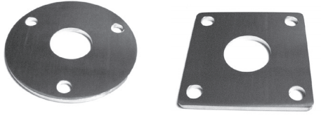 Plaques de base et collerette 