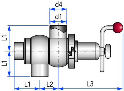 Vanne à deux voies