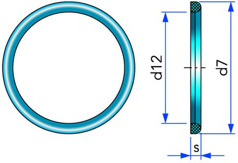 Bague d'étanchéité pour raccord à vis de tuyau