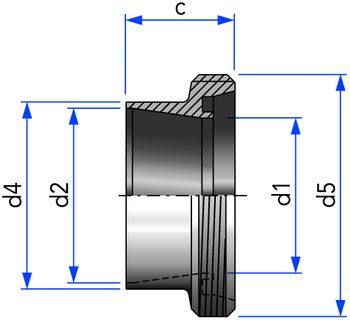 Raccord de tuyauterie ISO