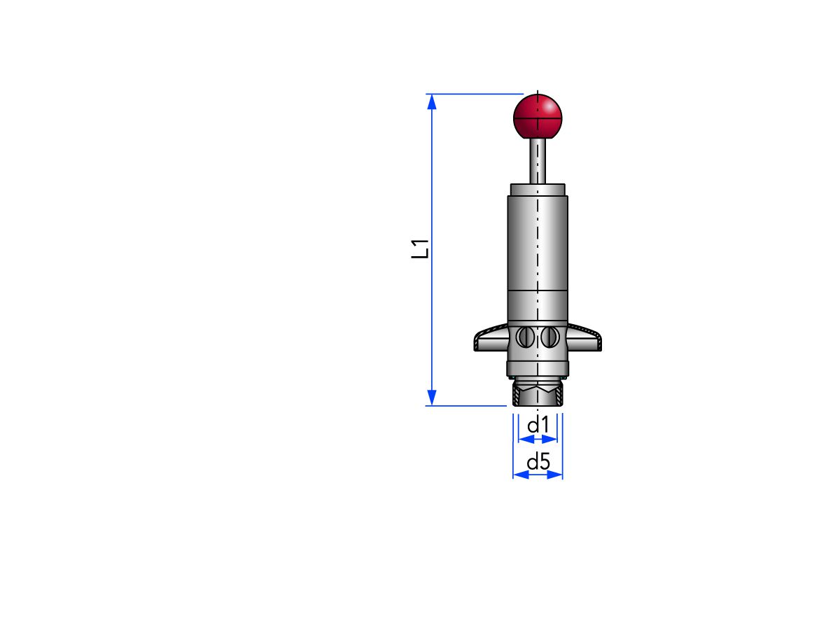 Soupape de sureté G DN 20 avec cloche de protection pour les gaz